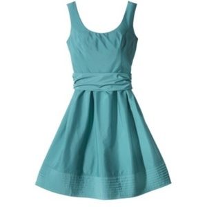Tevolio Taffeta Teal Dress